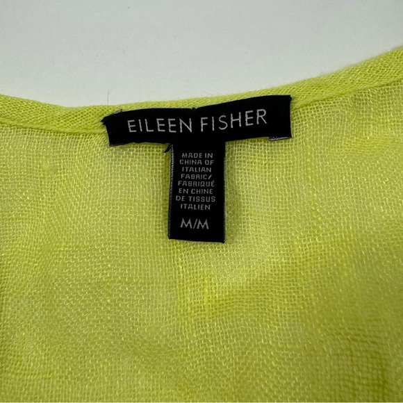 Eileen Fisher Organic Linen Top Sleeveless Scoop Neck - Picture 3 of 6